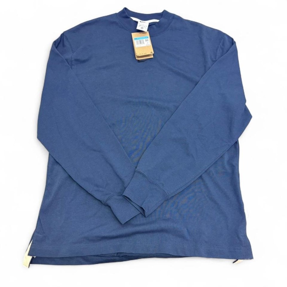 Nike Sportswear Long Sleeve Mock Neck Shirt Navy‎ Blue Mens M DD7028-437 NWT
